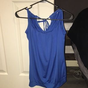 Blue summer blouse